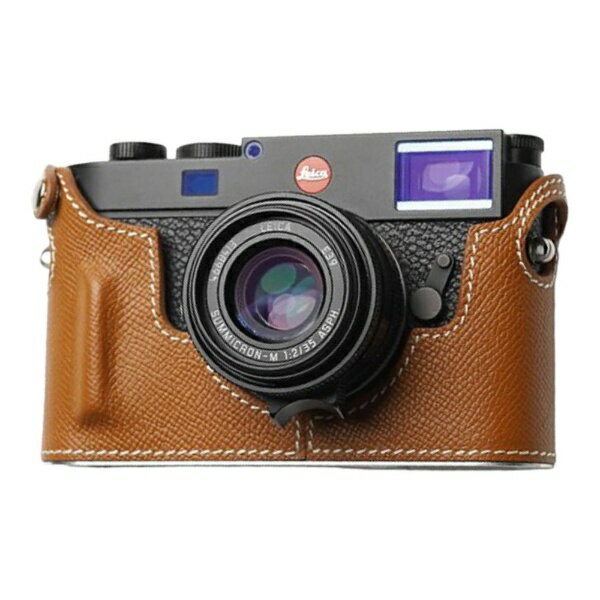 Mr.Stone｜ミスターストーン 【受注生産】Mr.Stone LEICA M11 専用本革ボディケース グリップ付 クラシック サドルブラウン