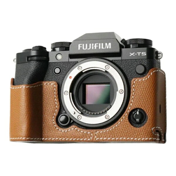 Mr.Stone｜ミスターストーン 【受注生産】Mr.Stone 富士フィルム X-T5 専用本革ボディケース クラシック サドルブラウン