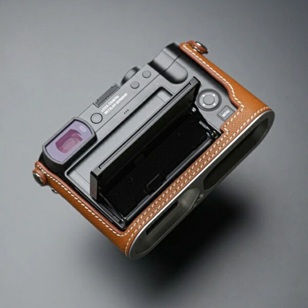 Mr.Stone｜ミスターストーン 【受注生産】Mr.Stone LEICA Q3 専用本革ボディケース クラシック サドルブラウン