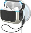 イーエスアール|ESR AirPods Pro (第2/1世代_2023/2022/2019)専用 Magsafe対応イヤホンケース Titanium ORBI...