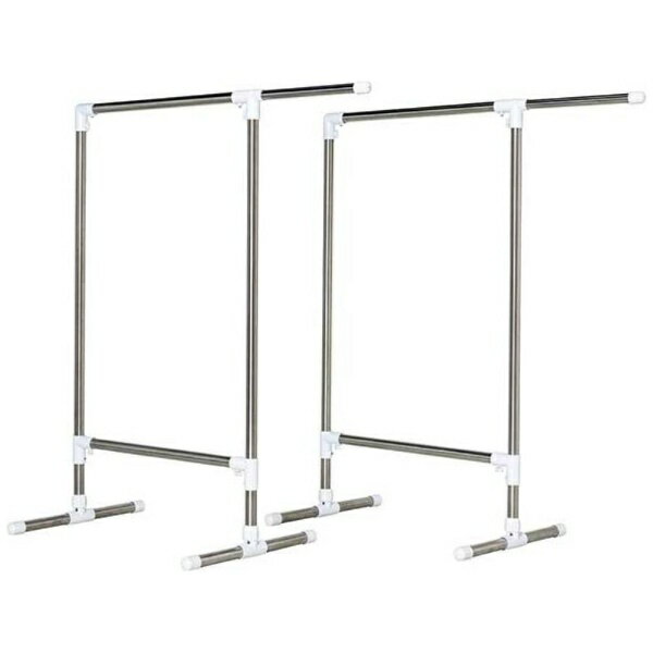 積水樹脂｜Sekisui Jushi ふとん干し ステンクラー 2台セット ステン＆ホワイト FD-80S(3.0)