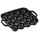 イシガキ産業|ISHIGAKI 3966 IH 鉄鋳物 鋳物 たこ焼き器 16穴