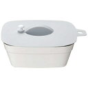 イシガキ産業|ISHIGAKI 料理ができるお皿 シリコン皿 電子レンジ調理 スクエア S 深型 600ml デリッシュライフ 4275