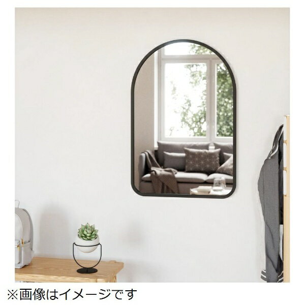 【エントリー2倍|対象ユーザー限定(2/10迄)】 UMBRA|アンブラ ハブアーチドミラー61x91cmブラック UMBRA [3]