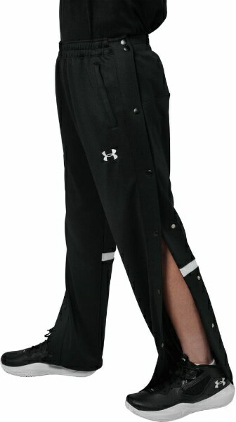 アンダーアーマー｜UNDER ARMOUR 男女兼用 UAチーム フルボタン パンツ Black 1385324 [ユニセックス /XLサイズ]【返品交換不可】