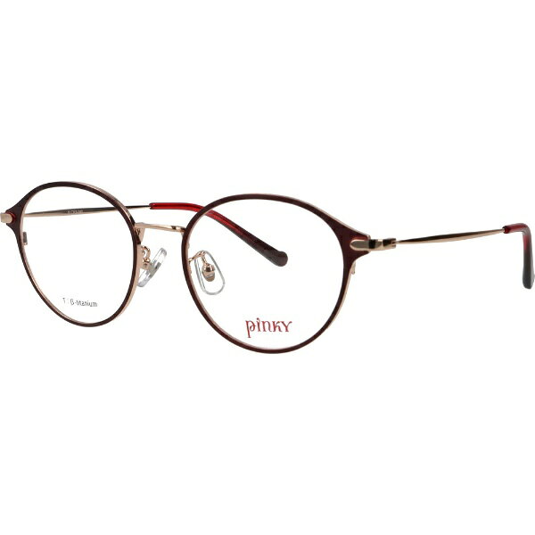 コーリュウ｜Koryu ピンキー メガネフレーム PI-8102 2 51mm（ワイン/ピンクゴールド）