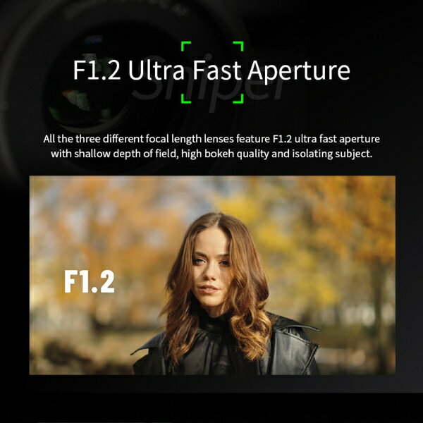SIRUI｜シルイ オートフォーカスレンズ F1.2 APS-C 23mm Z/ブラック ブラック 23AS...