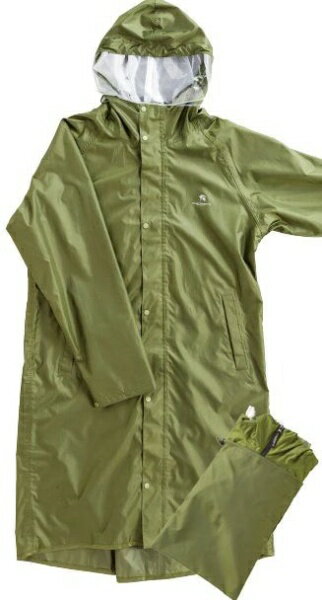 アサヒサイクル｜Asahi Cycle リュックイン・レインコート オリーブ 43314 [ユニセックス /Lサイズ：適..