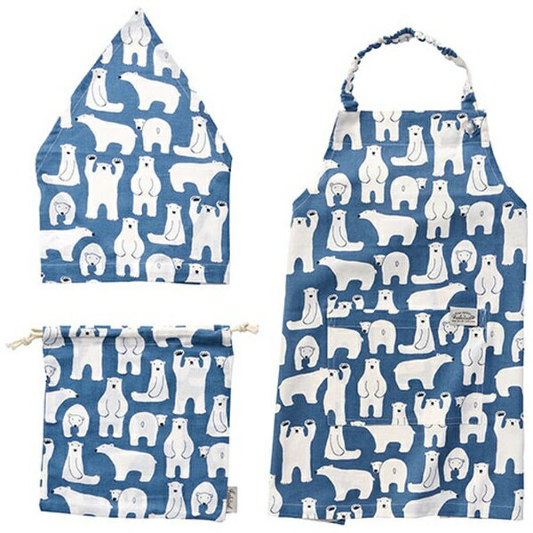 レップ｜REP コニー2 キッズエプロン3Pセット ブルー REP-452653