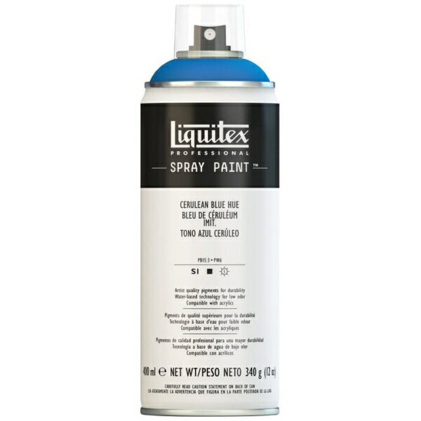 リキテックス｜Liquitex スプレー 400ml セルリアン ブルー ヒュー 038