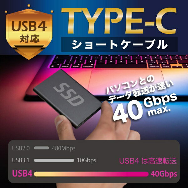 ���ܥȥ饹�ȥƥ��Υ�������JTT USB-C �� USB-C�����֥� [���� /���� /ž�� /0.1m /8K /PD240W /USB4(40Gbps)] ľ��L��SLIM �֥�å� TCTCSC-LR-SLIM [USB-C �� USB-C /8K]