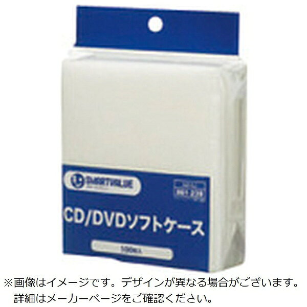 PLUS｜プラス JTX　861239不織布CD・DVDケース100枚パック　A415J