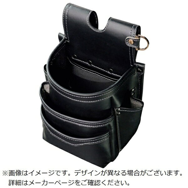 フジ矢｜FUJIYA フジ矢　腰袋3段（黒金）LIGHT　PU　LEATHER　SERIES