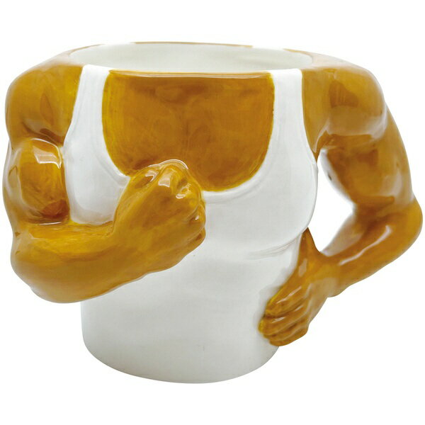 サンアート｜SUN ART おもしろ食器 マグカップ 約350ml マッスルパワー