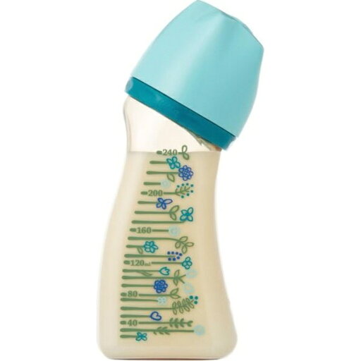 ズーム・ティー|Zoom.T ドクターベッタ哺乳びん ブレイン 広口 WS4-240mL Flower(Blue)(PPSU) ズーム・ティー|Zoom.T ドクターベッタ哺乳びん ブレイン 広口 WS4-240mL Flower(Blue)(PPSU)