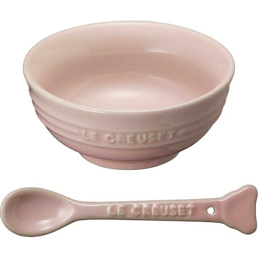 LECREUSET|ル・クルーゼ ベビー・ボール&スプーン・セット ミルキーピンク LECREUSET|ル・クルーゼ ベビー・ボール&スプーン・セット ミルキーピンク