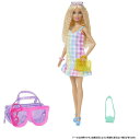 マテル|Mattel バービー HRH50 いっしょにおでかけ!チェックワンピースとアクセサリーセット