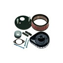 エスアンドエスサイクル|S&S Cycle Inc ステルス エアクリーナーキット ミニティアドロップ グロスブラック ストリート XG750/500 15-20 170-0446C