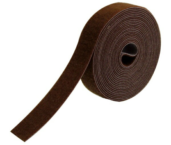 RIP-TIE｜リップタイ ラップストラップ 12.7mm×22.86m 1巻 茶 W-75-1RL-BN