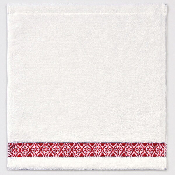 タオル美術館｜Towel Art Museum 伊予ひめ 晴（はれ）ウォッシュタオル（約34×35cm） レッド