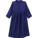 タオル美術館 cococi LDK レディースガーゼルームワンピース(切替)Lサイズ ネイビー