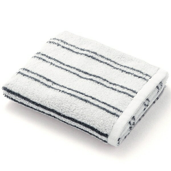 Body Towels - タオル美術館｜Towel Art Museum MiRAi ストライプ フェイスタオル（約34×75cm） グレー