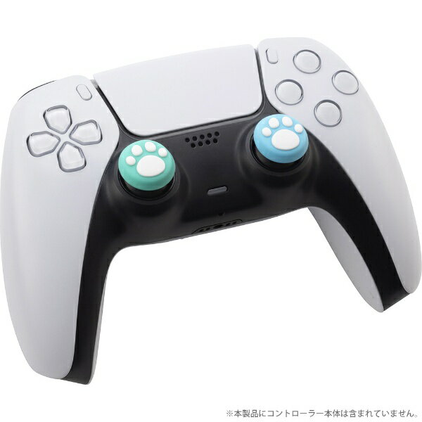 サイバーガジェット｜CYBER Gadget PS5用アナログスティックカバーねこにゃんプラス パステル CY-P5ASCN6-PA【PS5】 2