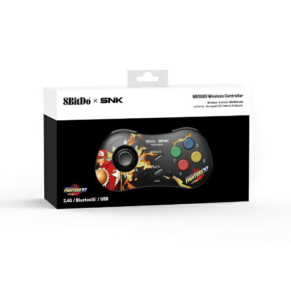 【エントリーで最大2万ポイント当たる｜3/25まで】 サイバーガジェット｜CYBER Gadget 8BitDo NEOGEO Wireless Controller Terry Bogard CY-8BDNWC-TB【NEOGEOミニ/PC】