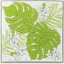 タオル美術館 KathyMom-Aina Hau- ヒロ タオルハンカチ(約25×25cm) アイボリー