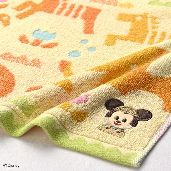 楽天ビック(ビックカメラ×楽天)のタオル美術館｜Towel Art Museum Disney KIDEA TABISURU フェイスタオル（約34×80cm） イエロー｜アングル2
