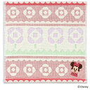 タオル美術館 Disney KIDEA HANAYAGU タオルハンカチ(約25×25cm) ミニーマウス