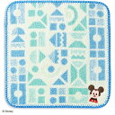 タオル美術館 Disney KIDEA TUMEKOMU タオルハンカチ(約25×25cm) ブルー