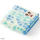 タオル美術館 Disney KIDEA TUMEKOMU ベビーフェイスタオル(約34×65cm) ブルー