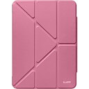 LAUT|ラウ 13インチiPad Air(M2)用 HUEX フォリオケース ピンク L_IPA24L_HF_P