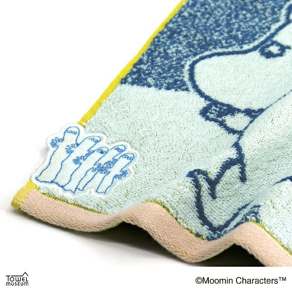 楽天ビック(ビックカメラ×楽天)のタオル美術館｜Towel Art Museum MOOMIN（ムーミン）いたずら タオルハンカチ（約25×25cm） ブルー｜アングル2