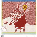 タオル美術館 MOOMIN(ムーミン)いたずら タオルハンカチ(約25×25cm) レッド