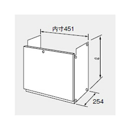 ノーリツ｜NORITZ 給湯器部材　配管カバー H45-K450