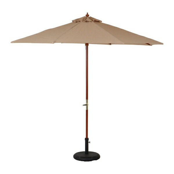 【エントリーでポイント最大3倍｜12/1迄】 不二貿易｜Fuji Boeki 木製パラソル 270cm 270IV アイボリー