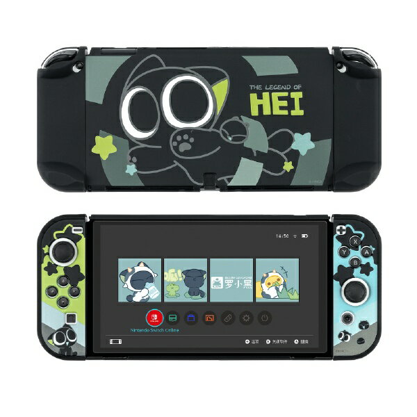 GeekShare SwitchEL用 羅小黒保護カバー G-NSOLED-HS-TH-LH-BABTZ【Switch】