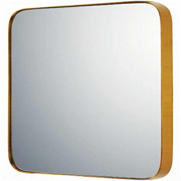 ユーパワー｜YOU POWER スリムライン ミラー「ラウンドコーナーL（アンティークゴールド）」