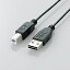 쥳ELECOM 5.0m USB2.0֥ AۢΡB [ξޤ] ʥ֥å U2C-DB50BKrb_ cable_cpn