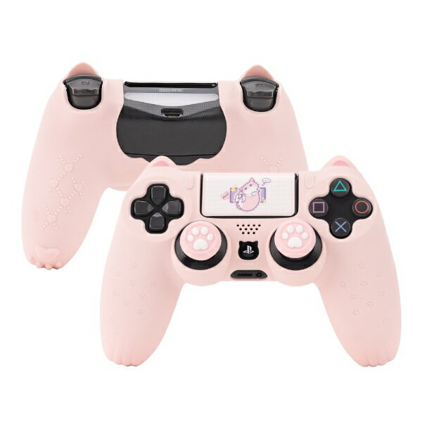 GeekShare|ギークシェア PS4用猫肉球コントローラカバー ピンク G-P4-SS-CC-BI【PS4】