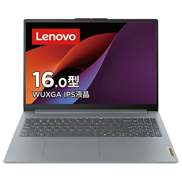 LENOVO｜レノボジャパン ノートパソコン IdeaPad Slim 3i Gen 9 アークティックグレー 83E70031JP [16.0型 /Windows11 Home /intel Core 7 /メモリ：16GB /SSD：512GB /Office Home and Business /2024年6月モデル]のサムネイル