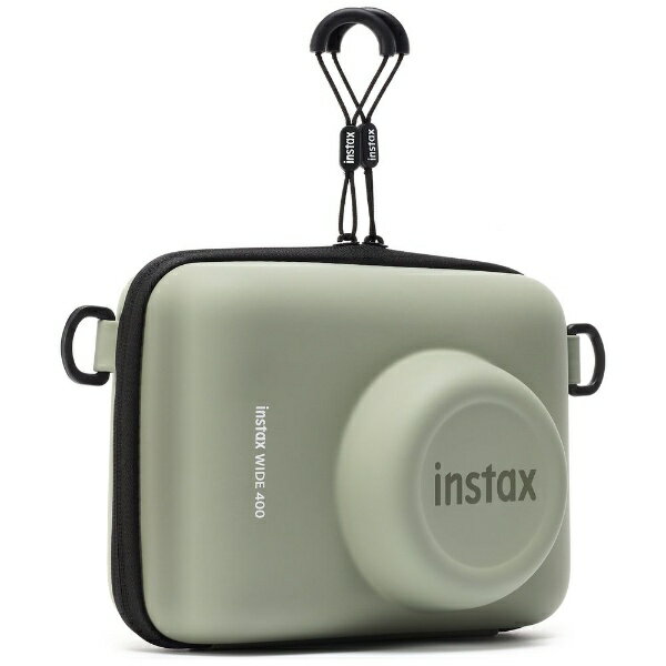 楽天ビック（ビックカメラ×楽天）の富士フイルム｜FUJIFILM “チェキ” instax WIDE 400 カメラケース グリーン｜アングル2