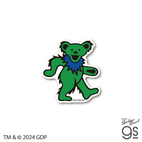 ͥ륹ƥåGENERAL STICKER GRATEFUL DEAD åȥƥå DANCING BEAR GREEN ...