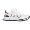 アディダス|adidas ゴルフシューズ ウィメンズ ソーラーモーション ボア 24 ホワイト×コアブラック×ピンクスパーク MDK91 [レディース /23....