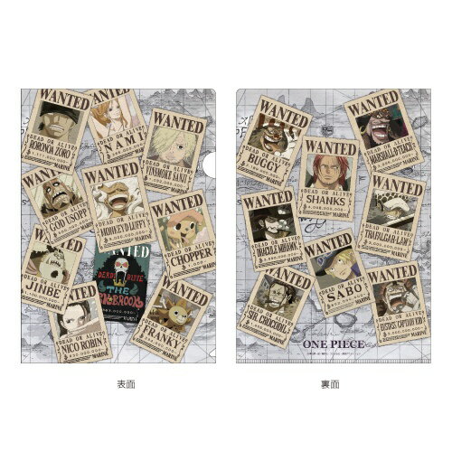 JM|ジェイ・エム OP24TCFONEPIECE新手配書 A4クリアファイル