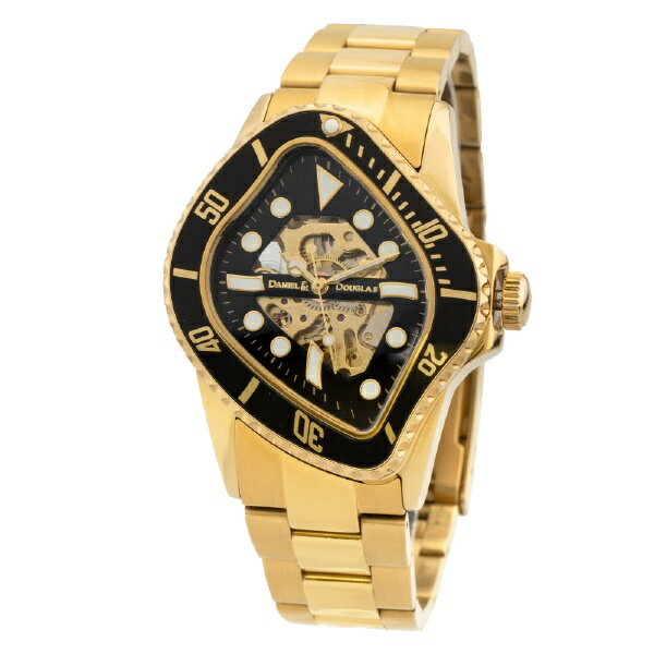 ダニエル・アンド・ダグラス｜DANIEL&DOUGLAS ダニエル&ダグラス ブロークンサブマリーンオートマティック ゴールド/ブラック DD8811-GDBK
