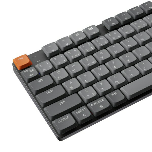 Keychron｜キークロン キーボード K1 Max RGBライト(赤軸) K1M-H1-JIS [有線・ワイヤレス /Bluetooth・USB]