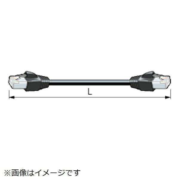 CANARE｜カナレ電気 100m LANケーブル カテゴリ6 RJ45 - RJ45 ブラック NC6F-100 [100m /カテゴリー6 /スタンダード]